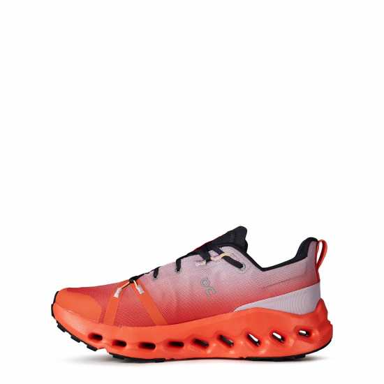 Мъжки Обувки За Бягане On Cloudsurfer Trail Waterproof Running Shoes Mens Мав/Пламък Мъжки туристически обувки