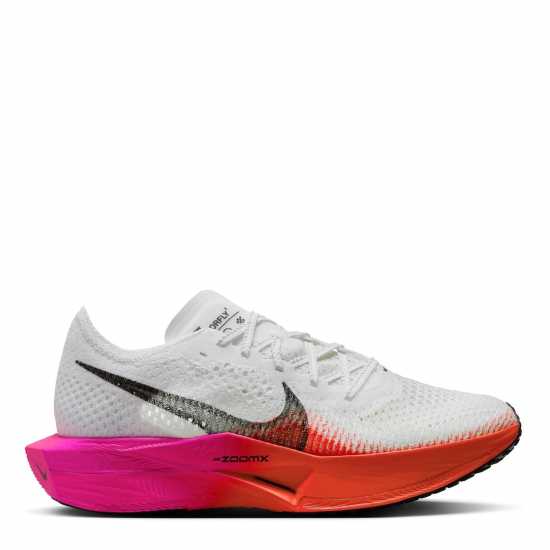 Nike Zoomx Vaporfly 3 Running Trainers Womens White/Crimson Атлетика