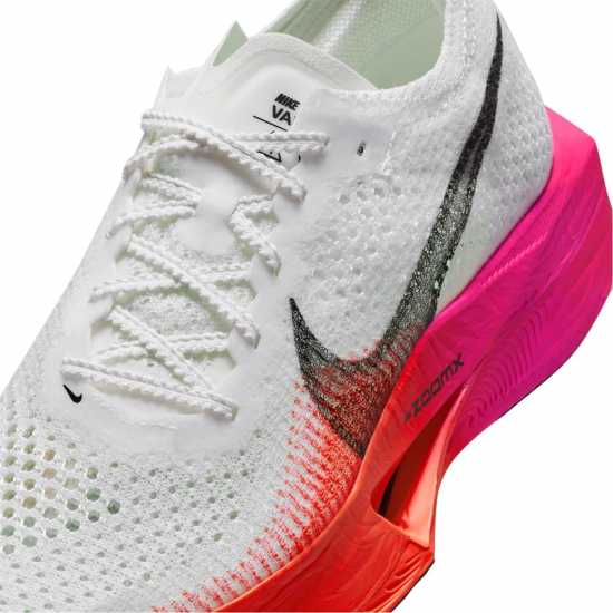 Nike Zoomx Vaporfly 3 Running Trainers Womens White/Crimson Атлетика