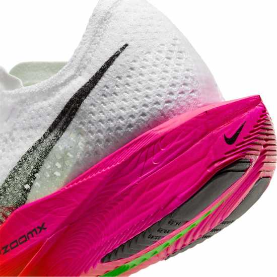 Nike Zoomx Vaporfly 3 Running Trainers Womens White/Crimson Атлетика