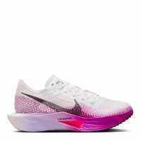 Nike Zoomx Vaporfly 3 Running Trainers Womens Бяло/Лилаво 