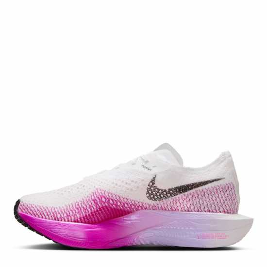 Nike Zoomx Vaporfly 3 Running Trainers Womens Бяло/Лилаво 