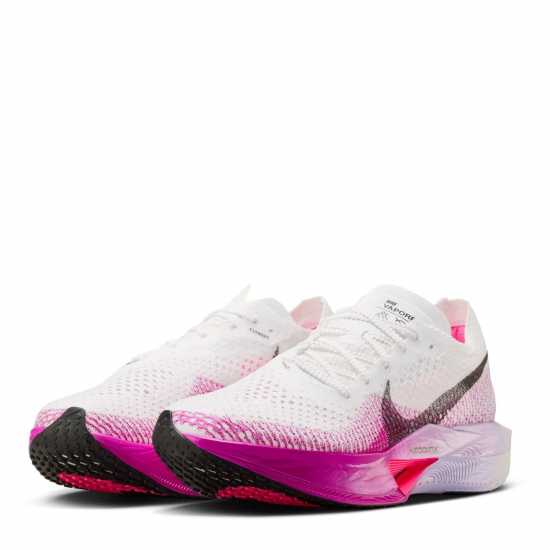 Nike Zoomx Vaporfly 3 Running Trainers Womens Бяло/Лилаво 