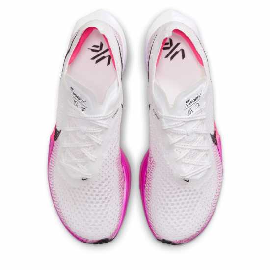 Nike Zoomx Vaporfly 3 Running Trainers Womens Бяло/Лилаво 