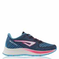 Мъжки Маратонки За Бягане Karrimor Rapid 4 Womens Running Shoes Navy/Blue/Pink Дамски маратонки