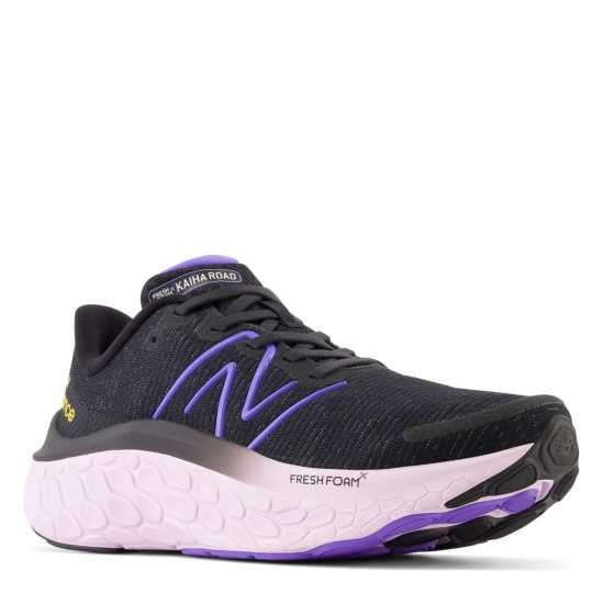 New Balance Fresh Foam X Kaiha Road Running Shoes Womens Черно/Лилаво Дамски маратонки