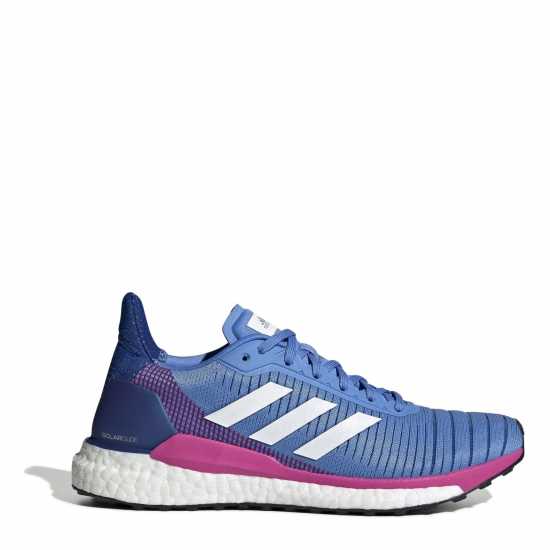 Adidas Мъжки Маратонки За Бягане Solar Glide 19 Womens Running Shoes Бяло Маратонки с висок свод