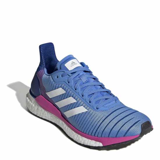 Adidas Мъжки Маратонки За Бягане Solar Glide 19 Womens Running Shoes Бяло Маратонки с висок свод