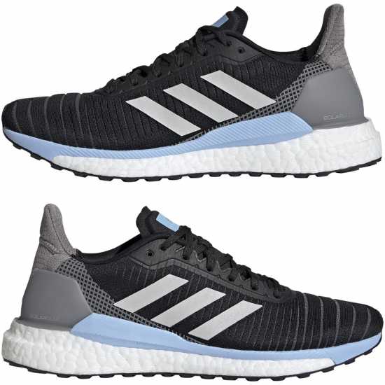 Adidas Мъжки Маратонки За Бягане Solar Glide 19 Womens Running Shoes Черно Маратонки с висок свод