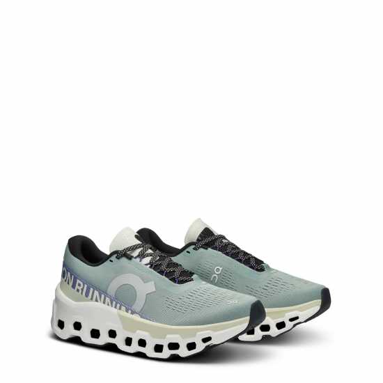 On Cloudmonster 2 Running Shoes Womens Минерал/Алое Маратонки с висок свод