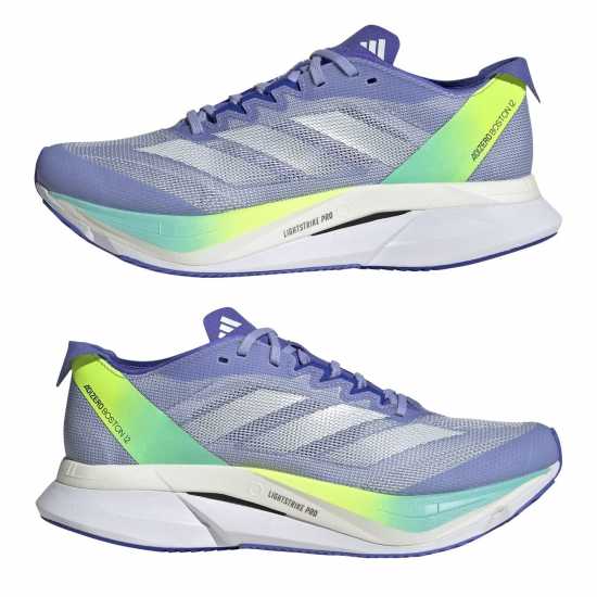 Adidas Мъжки Маратонки За Бягане Adizero Boston 12 Womens Running Shoes Кобалтово синьо 