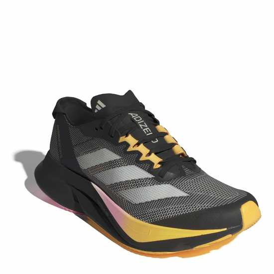 Adidas Мъжки Маратонки За Бягане Adizero Boston 12 Womens Running Shoes Black/Spark Маратонки с висок свод