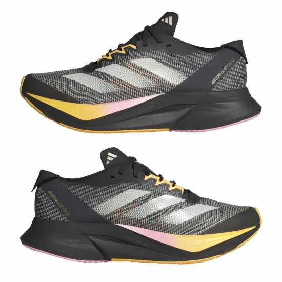 Adidas Мъжки Маратонки За Бягане Adizero Boston 12 Womens Running Shoes Black/Spark Маратонки с висок свод