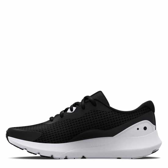 Under Armour Surge 3 Trainers Womens Черно/Бяло Дамски високи кецове