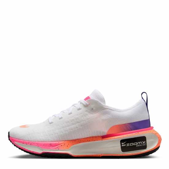 Nike Мъжки Маратонки За Бягане Zoomx Invincible 3 Flyknit Womens Running Shoes Бяло/Манго Атлетика