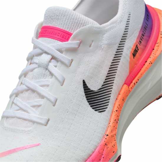 Nike Мъжки Маратонки За Бягане Zoomx Invincible 3 Flyknit Womens Running Shoes Бяло/Манго Атлетика