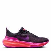 Nike Мъжки Маратонки За Бягане Zoomx Invincible 3 Flyknit Womens Running Shoes Тъмно виноградно Маратонки с висок свод