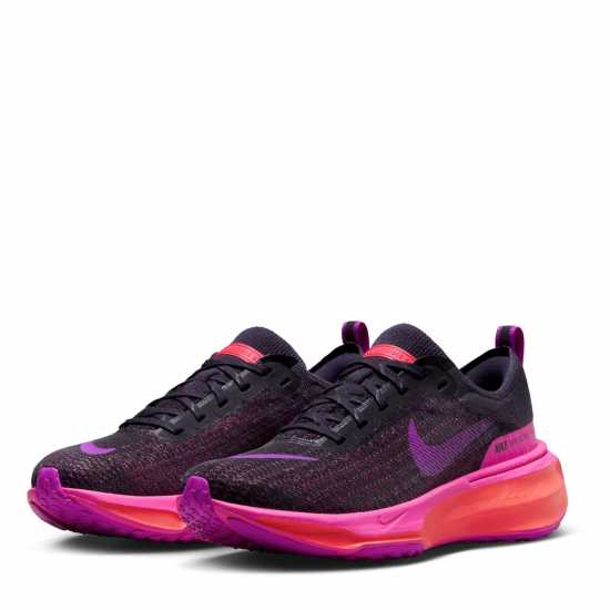 Nike Мъжки Маратонки За Бягане Zoomx Invincible 3 Flyknit Womens Running Shoes Тъмно виноградно Маратонки с висок свод