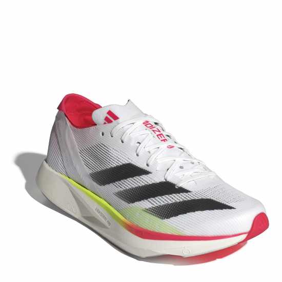 Adidas Мъжки Маратонки За Бягане Adizero Takumi Sen 10 Womens Running Shoes Бяло/Червено 