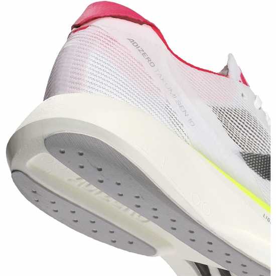 Adidas Мъжки Маратонки За Бягане Adizero Takumi Sen 10 Womens Running Shoes Бяло/Червено 