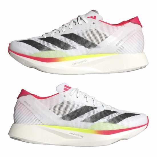 Adidas Мъжки Маратонки За Бягане Adizero Takumi Sen 10 Womens Running Shoes Бяло/Червено 