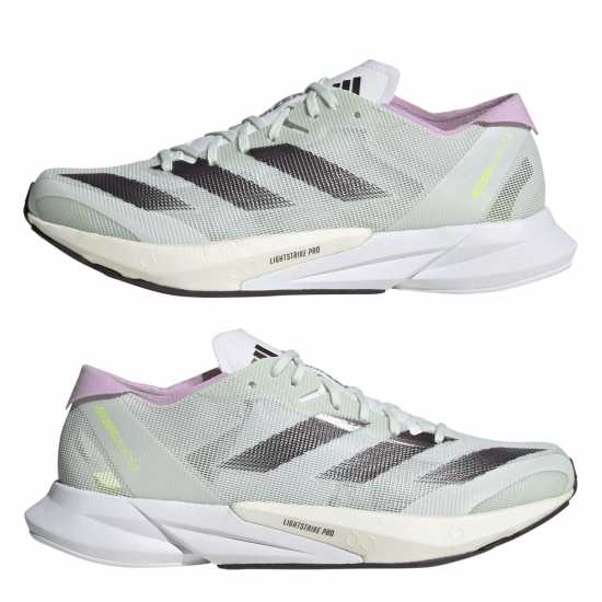 Adidas Мъжки Маратонки За Бягане Adizero Adios 8 Womens Running Shoes Сиво/Лилаво 