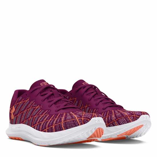 Under Armour Charged Breeze 2 Running Shoes Womens Лилав Гемини Атлетика