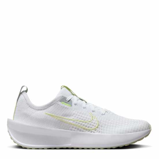 Nike Interact Run Women's Running Shoes Бяло/Лайм Маратонки с висок свод