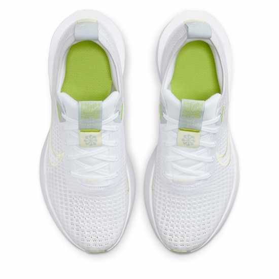 Nike Interact Run Women's Running Shoes Бяло/Лайм Маратонки с висок свод