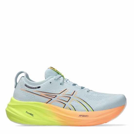 Asics Gel-Nimbus 26 Running Shoe Womens Сиво/Жълто Маратонки с висок свод