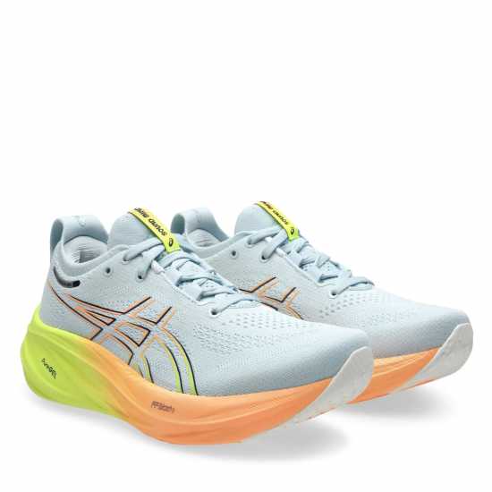 Asics Gel-Nimbus 26 Running Shoe Womens Сиво/Жълто Маратонки с висок свод