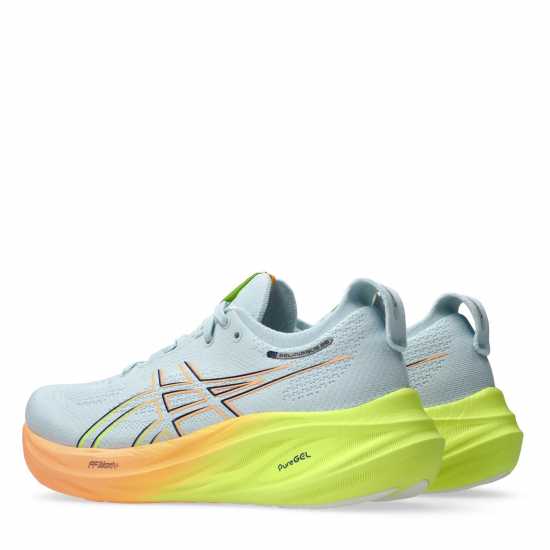 Asics Gel-Nimbus 26 Running Shoe Womens Сиво/Жълто Маратонки с висок свод