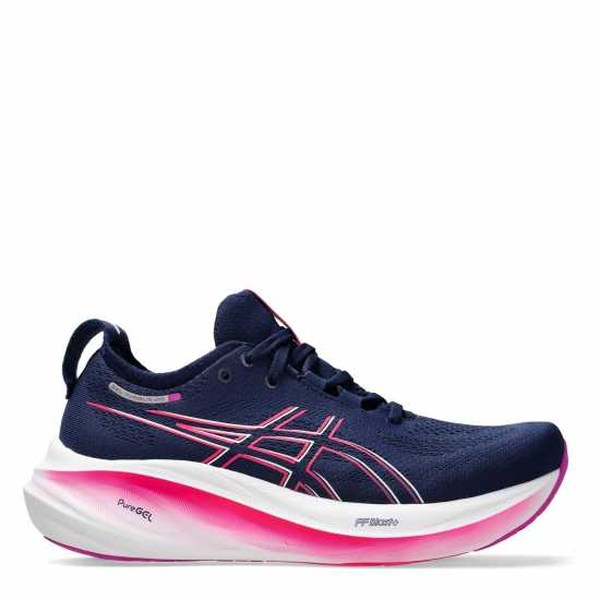 Asics Gel-Nimbus 26 Running Shoe Womens Синьо/Магента Маратонки с висок свод