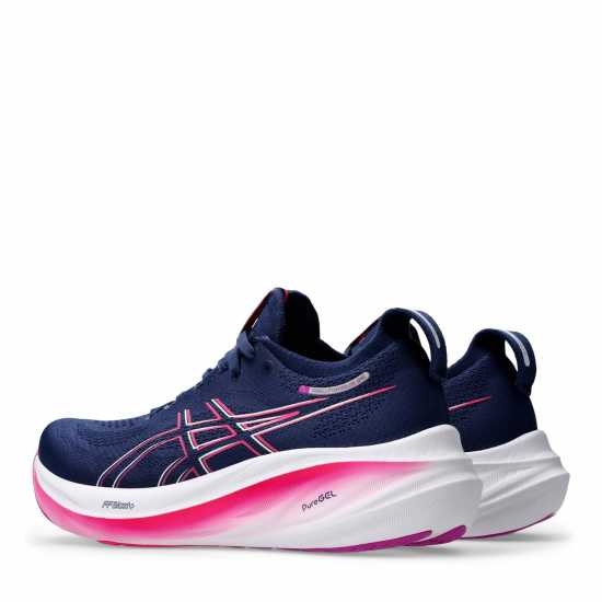 Asics Gel-Nimbus 26 Running Shoe Womens Синьо/Магента Маратонки с висок свод