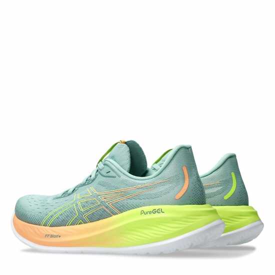 Asics Gel-Cumulus 26 Running Trainers Womens Синьо-жълто Маратонки с висок свод