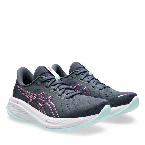 Asics Gel-Cumulus 26 Running Trainers Womens Лилаво/Магента Маратонки с висок свод