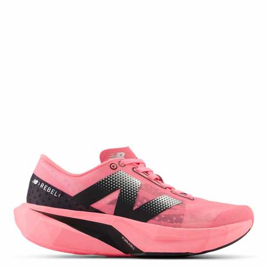 Мъжки Маратонки За Бягане New Balance Balance Fuelcell Rebel V4 Womens Running Trainers Ултра Розово 