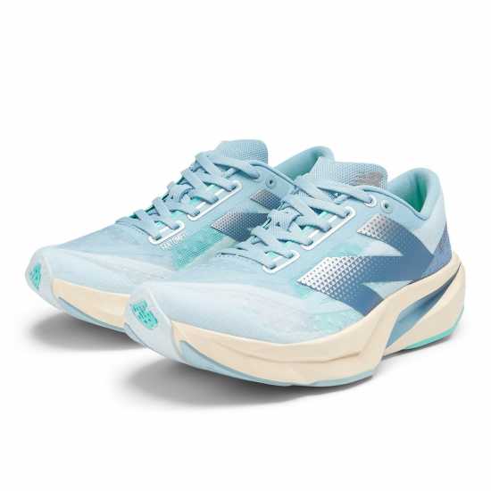 Мъжки Маратонки За Бягане New Balance Balance Fuelcell Rebel V4 Womens Running Trainers Синьо/Бяло Маратонки с висок свод