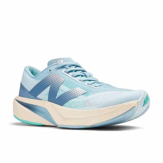 Мъжки Маратонки За Бягане New Balance Balance Fuelcell Rebel V4 Womens Running Trainers Синьо/Бяло Маратонки с висок свод