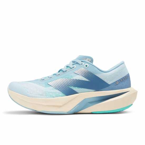 Мъжки Маратонки За Бягане New Balance Balance Fuelcell Rebel V4 Womens Running Trainers Синьо/Бяло Маратонки с висок свод