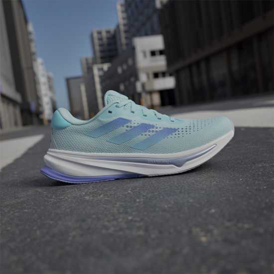 Adidas Мъжки Маратонки За Бягане Supernova Rise Womens Running Shoes Аква Маратонки с плоска подметка