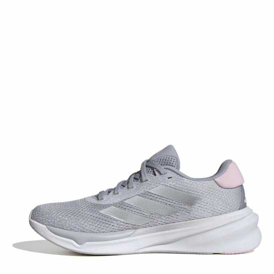 Adidas Мъжки Маратонки За Бягане Supernova Stride Womens Running Shoes Хало Сребърно Маратонки с висок свод