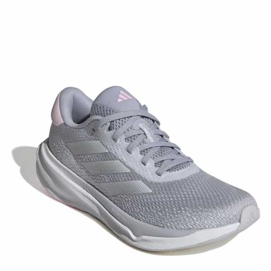 Adidas Мъжки Маратонки За Бягане Supernova Stride Womens Running Shoes Хало Сребърно Маратонки с висок свод