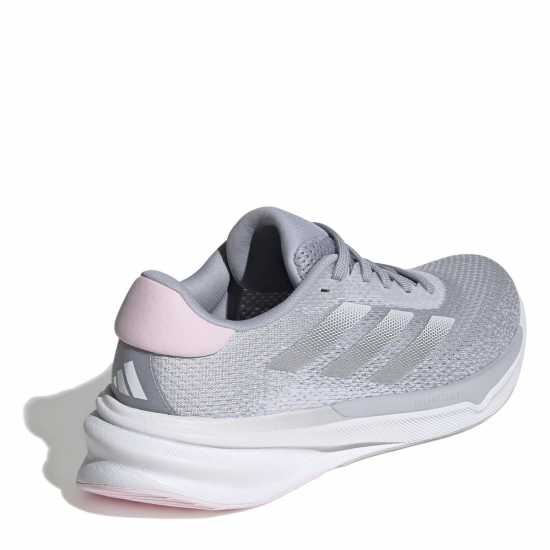 Adidas Мъжки Маратонки За Бягане Supernova Stride Womens Running Shoes Хало Сребърно Маратонки с висок свод