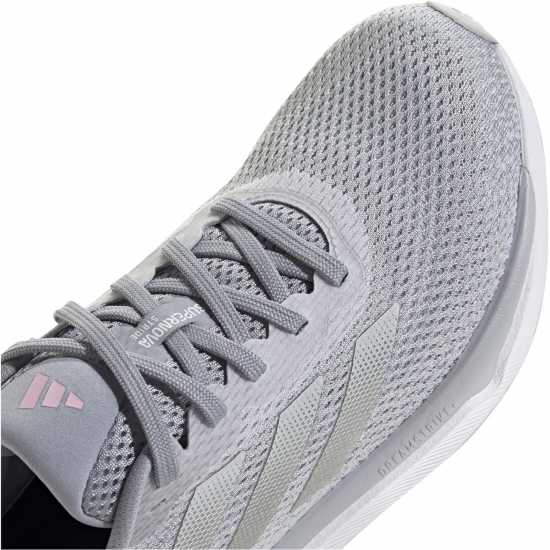 Adidas Мъжки Маратонки За Бягане Supernova Stride Womens Running Shoes Хало Сребърно Маратонки с висок свод