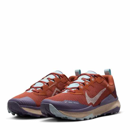 Nike React Wildhorse 8 Trail Running Trainers Womens Burnt Sunrise Атлетика