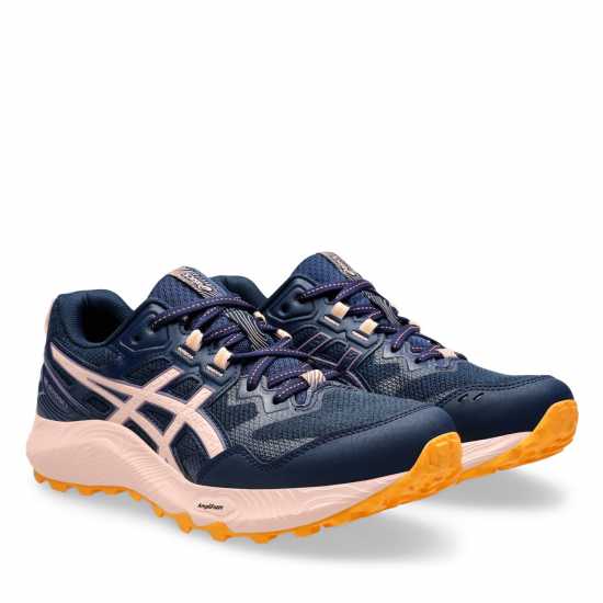 Asics Маратонки За Бягане По Пътеки Gel-Sonoma 7 Trail Running Shoes Womens Морско синьо/Розово Дамски туристически обувки