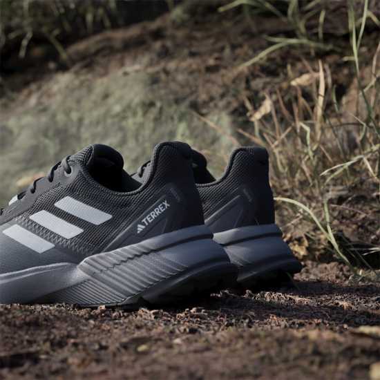 Adidas Мъжки Маратонки Бягане По Пътеки Terrex Soulstride Rain.rdy Womens Trail Running Shoes Черно/Бяло Дамски туристически обувки