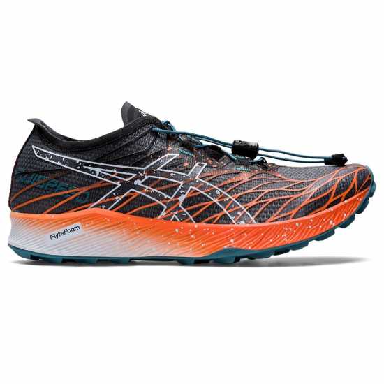 Asics Мъжки Маратонки Бягане По Пътеки Fuji Speed Mens Trail Running Shoes Черно/Оранжево Дамски туристически обувки