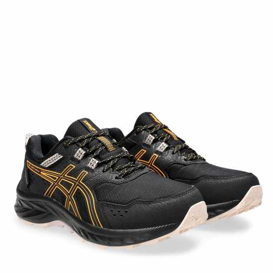 Asics GEL-Venture 9 Waterproof Women's Trail Running Shoes Черно/Оранжево 